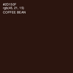#2D150F - Coffee Bean Color Image